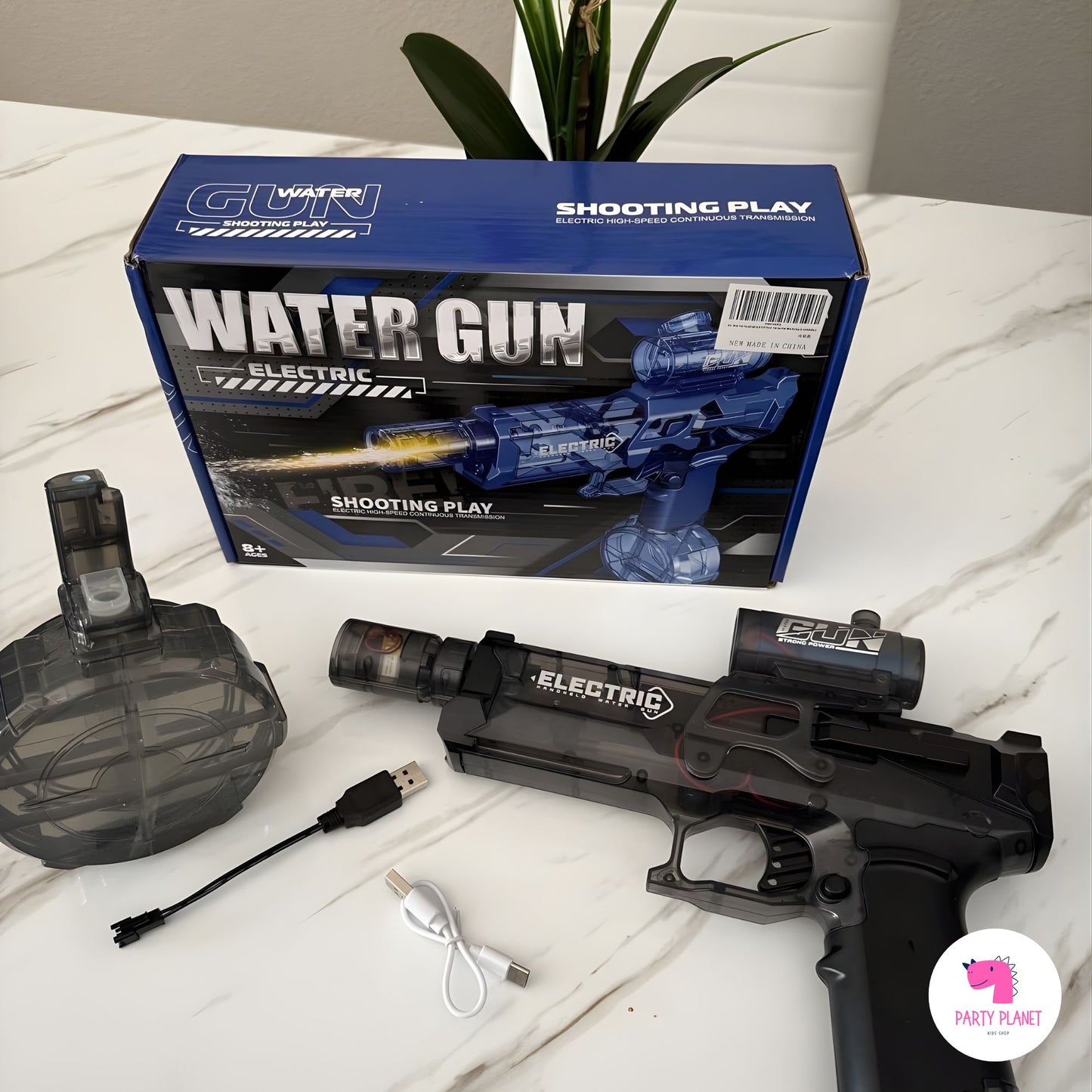 Ultimate Battle Blaster – Electric High-Speed Water Gun with 26ft Range