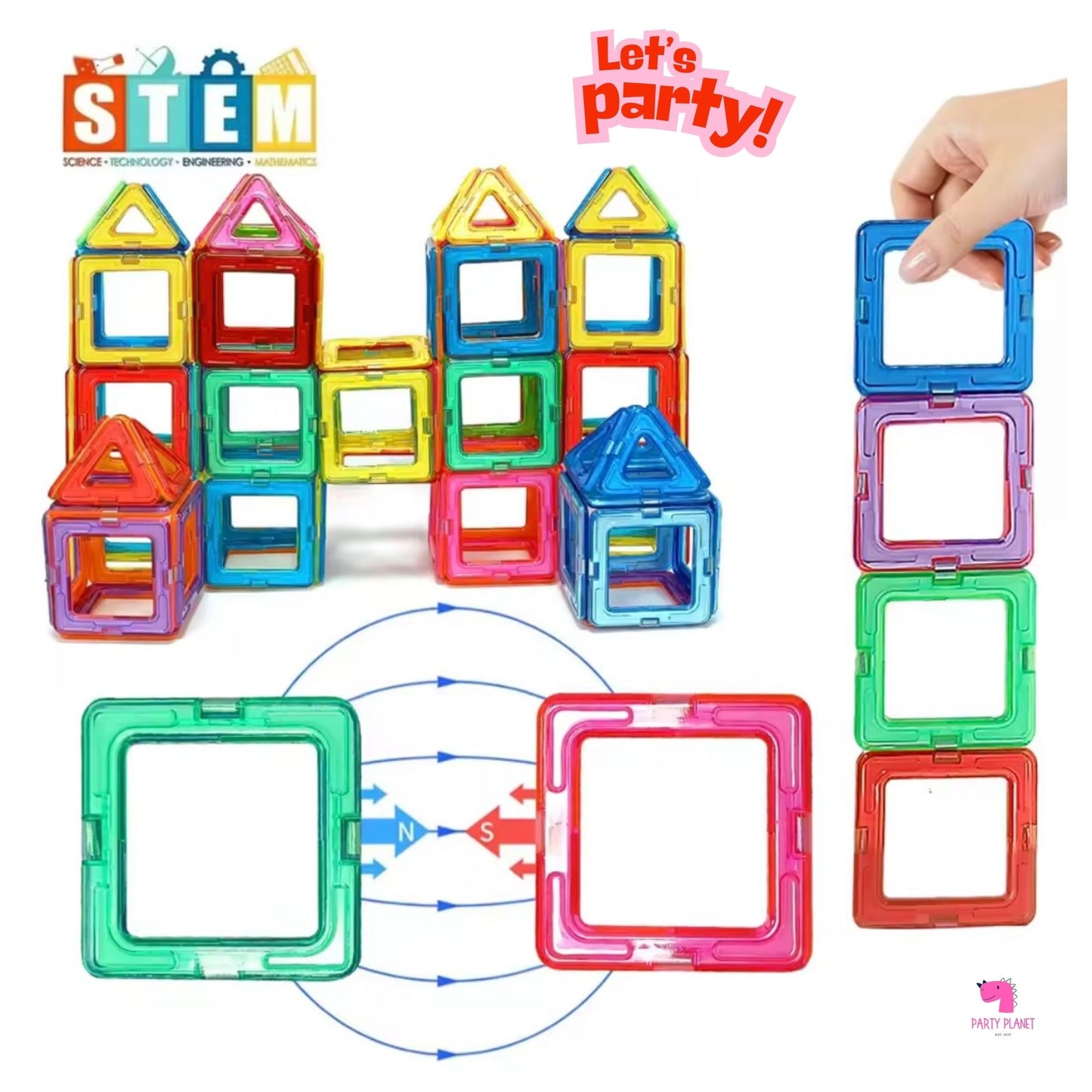 STEM Magnetic Building Blocks (42pcs)