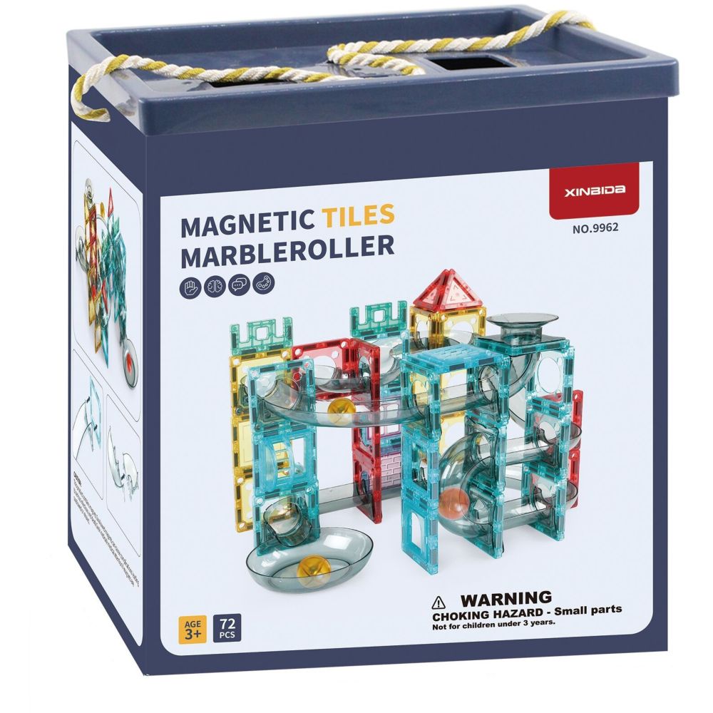 Magnetic Tiles Building Blocks for kids (72pcs)