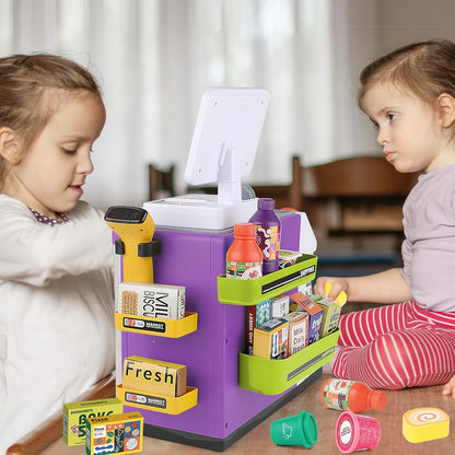 Kids' 3-in-1 Interactive Coffee Machine Set | Realistic Lights & Sounds Barista Play Kit (46 pcs)