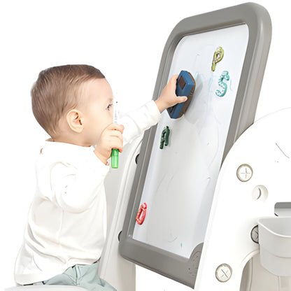 3-in-1 Kids' Activity Table & Chair Set with Magnetic Drawing Board | Adjustable Height