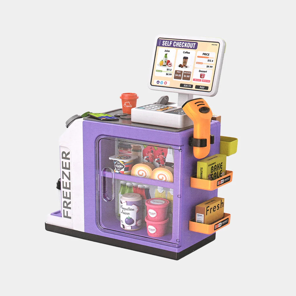 Kids' 3-in-1 Interactive Coffee Machine Set | Realistic Lights & Sounds Barista Play Kit (46 pcs)